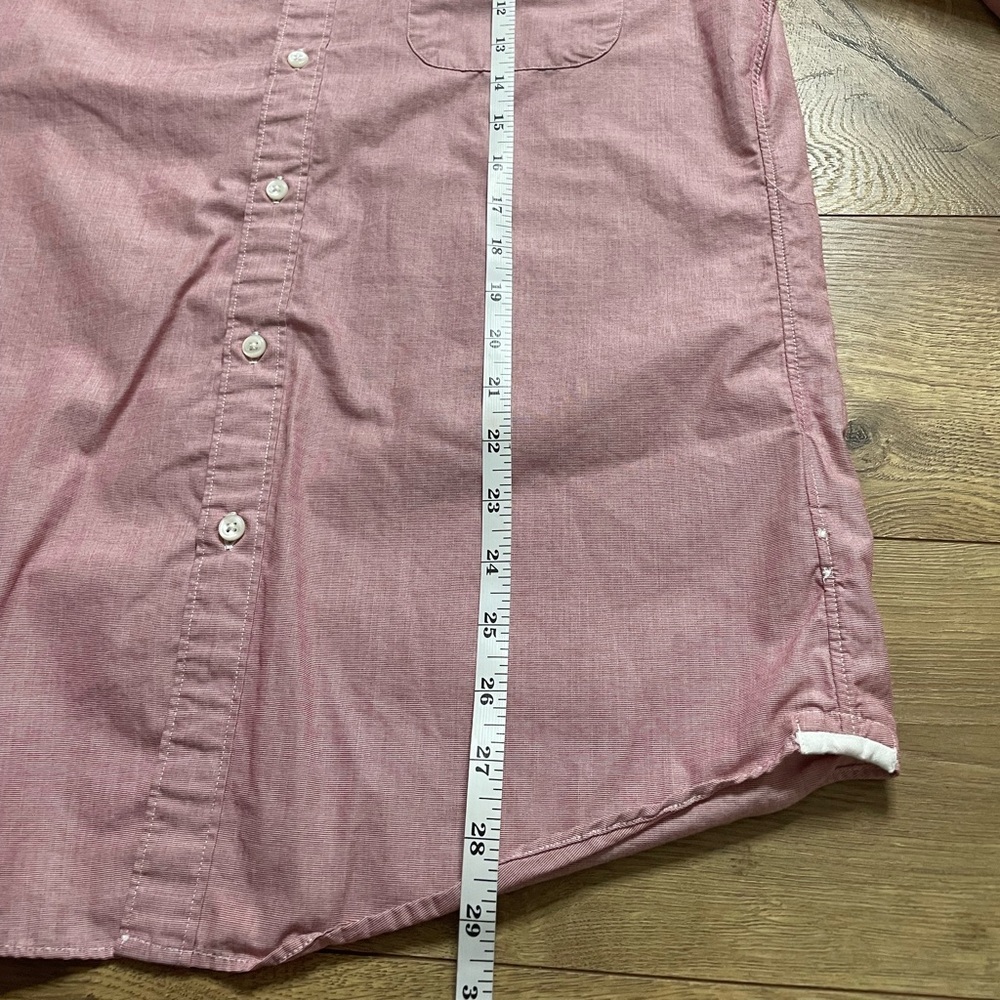 J. Crew Men's Slim Secret Wash cotton poplin shirt size Medium - Picture 9 of 13